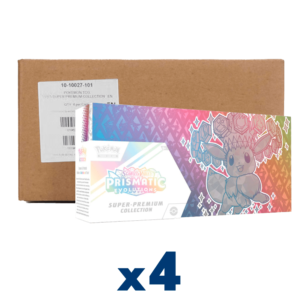 4 x Prismatic Evolutions SPC - Case - Psydeck