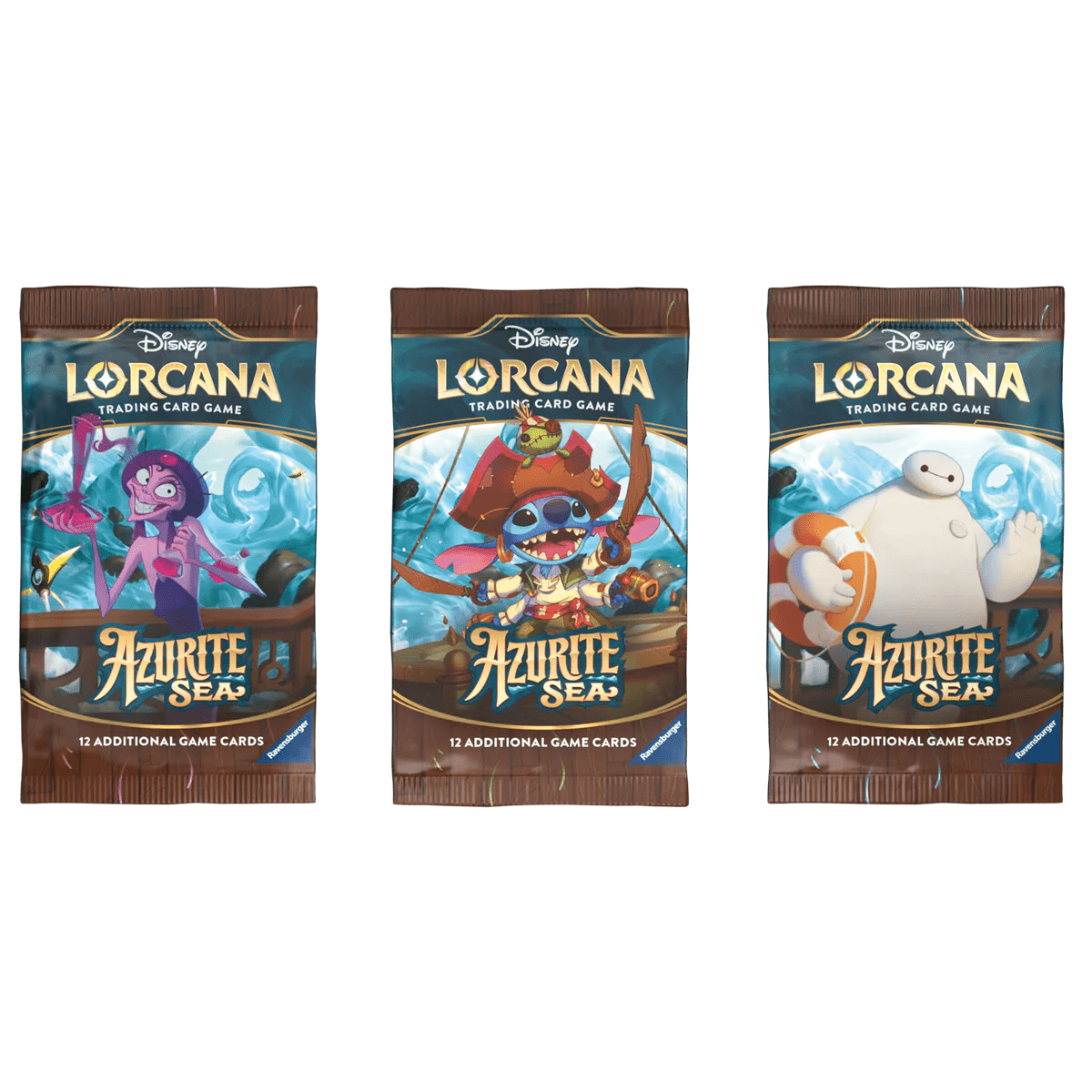 Disney Lorcana Azurite Sea Booster Pack - Psydeck