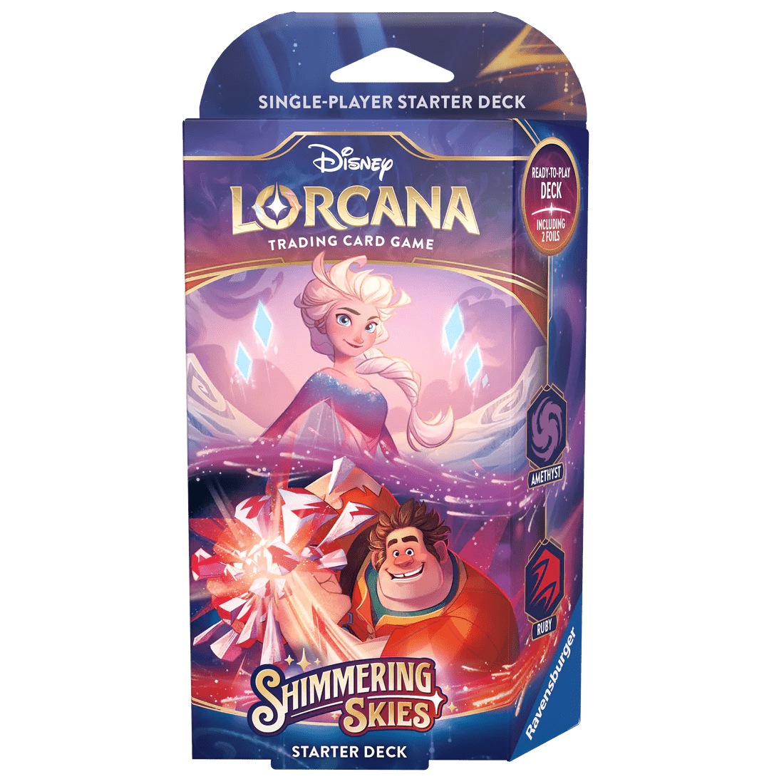 Lorcana Shimmering Skies Amethyst & Ruby Starter Deck - Psydeck
