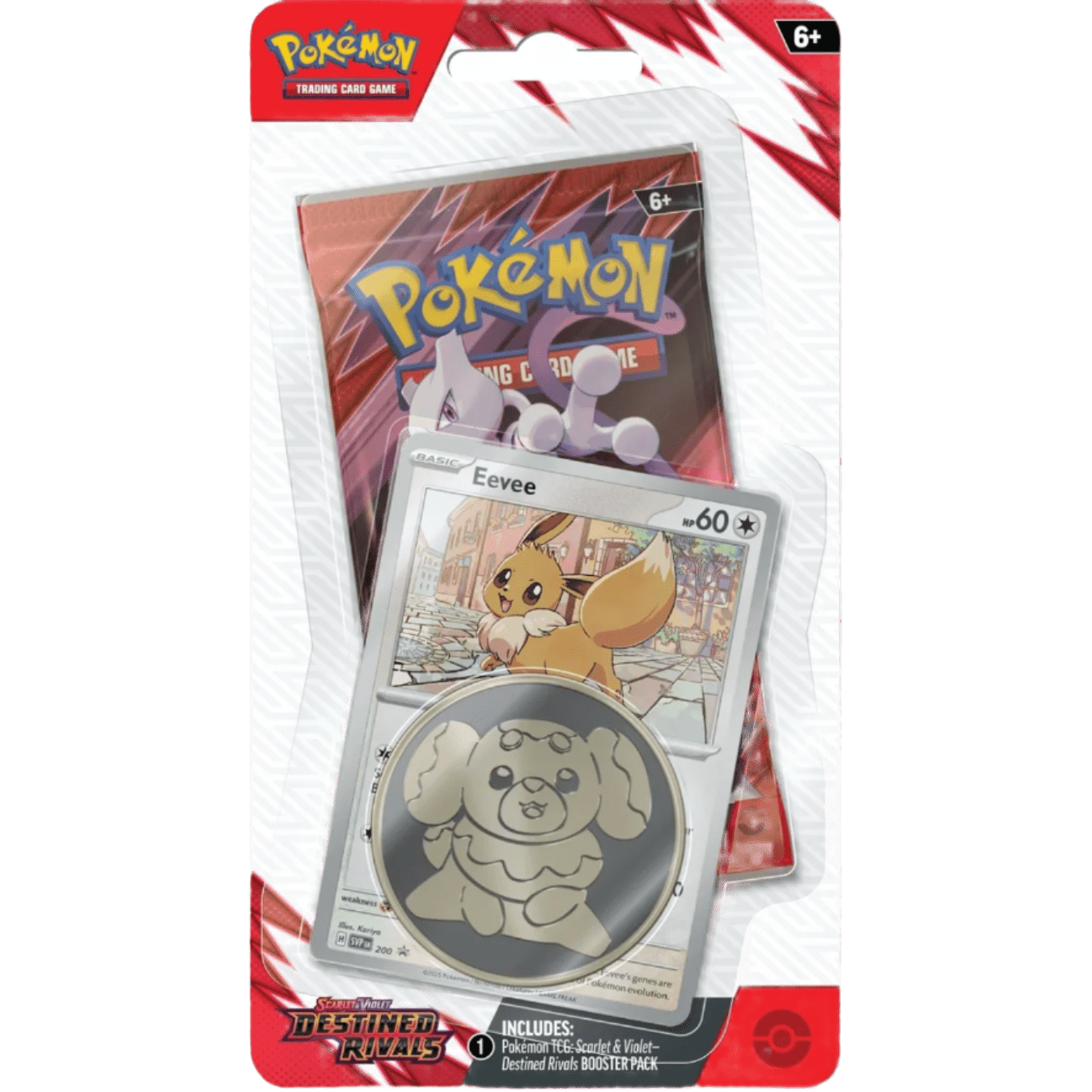 Pokemon Destined Rivals Checklane Blister Eevee - Psydeck