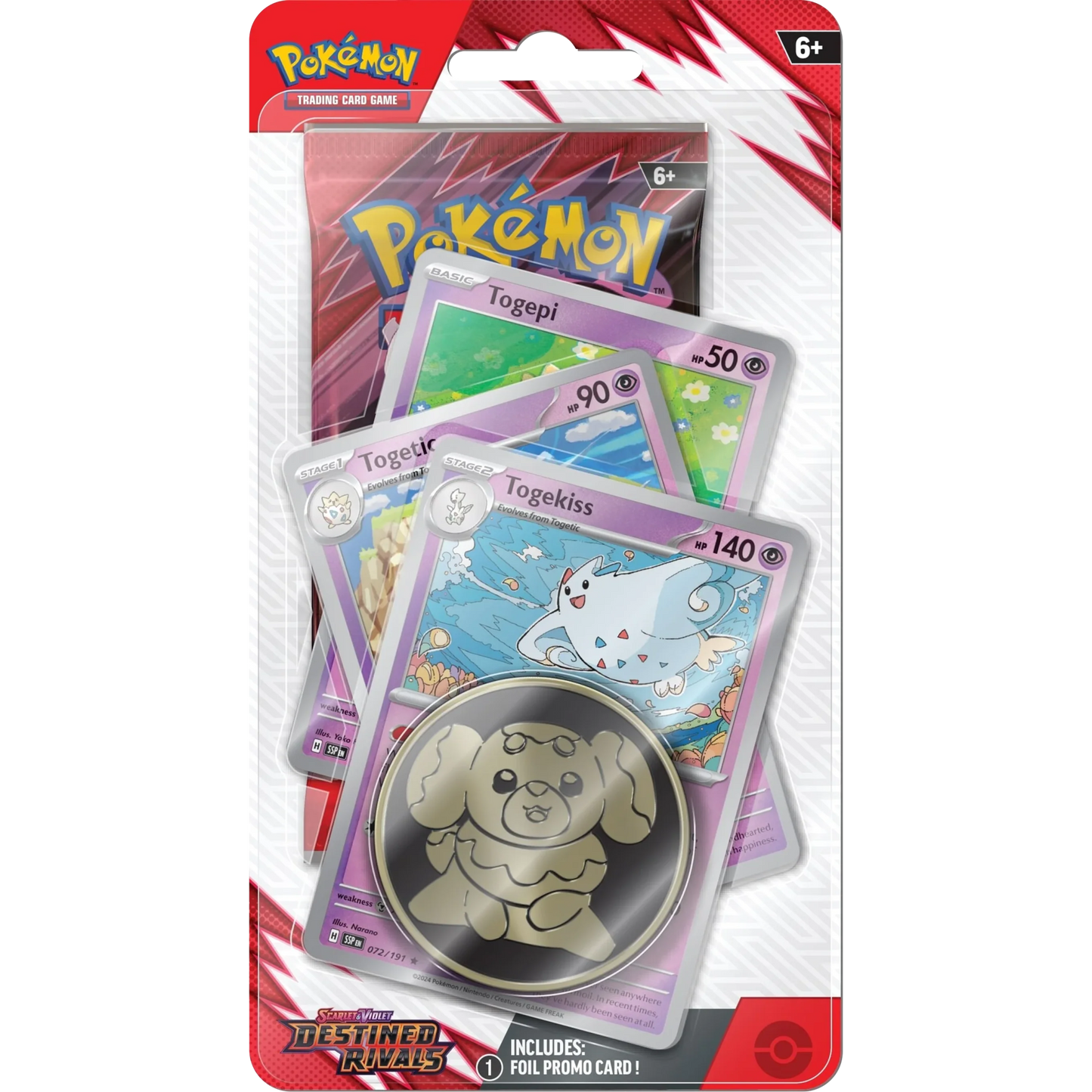 Pokemon Destined Rivals Premium Checklane Blister Togekiss - Psydeck