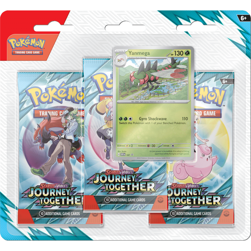 Pokemon Journey Together 3 Pack Blister Yanmega - Psydeck