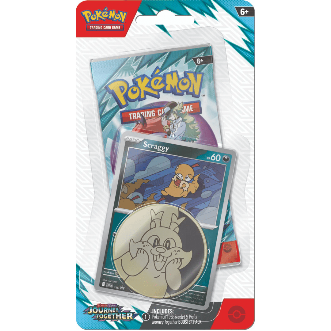Pokemon Journey Together Checklane Blister Scraggy - Psydeck