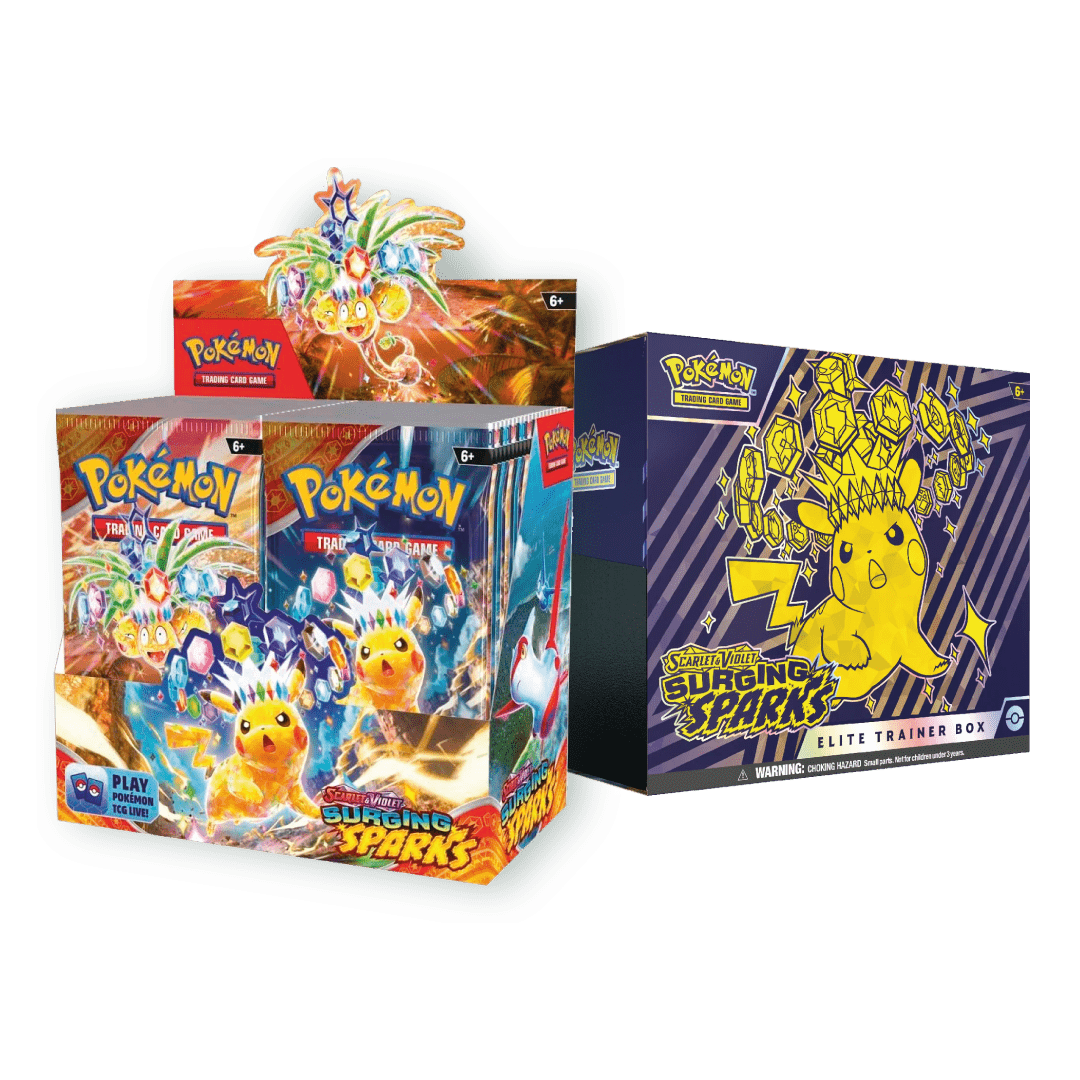 Pokemon Surging Sparks Booster Box + ETB Bundle - Psydeck