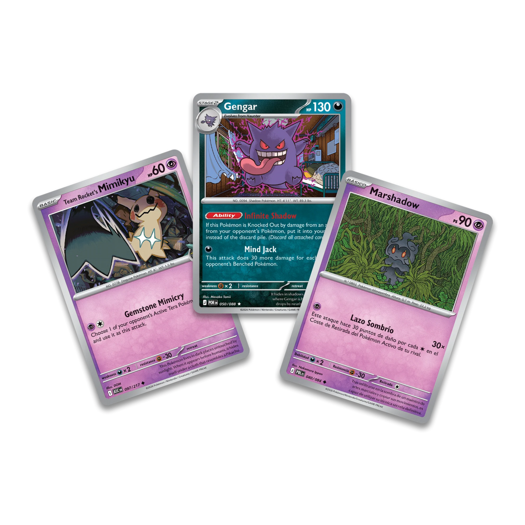 Enhanced 2 Pack Blister - Gengar, Mimikyu e Marshadow