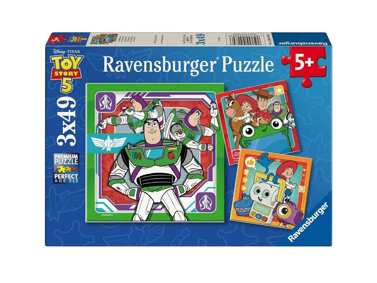 3 Puzzles 49 peças - Toy Story 5 - Psydeck