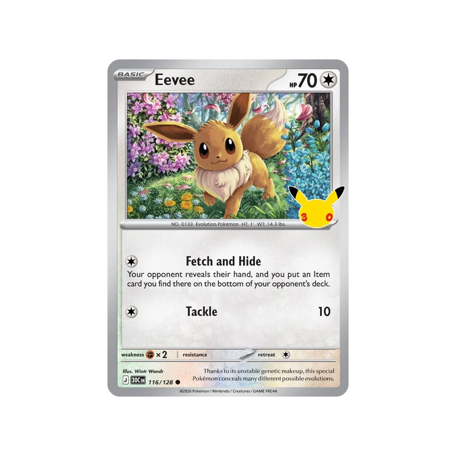 30th Celebration 2-Pack Blister Eevee