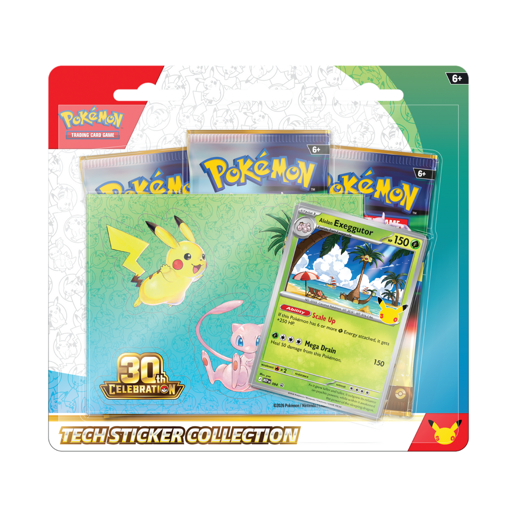 30th Celebration Tech Sticker Collection Alolan Exeggutor