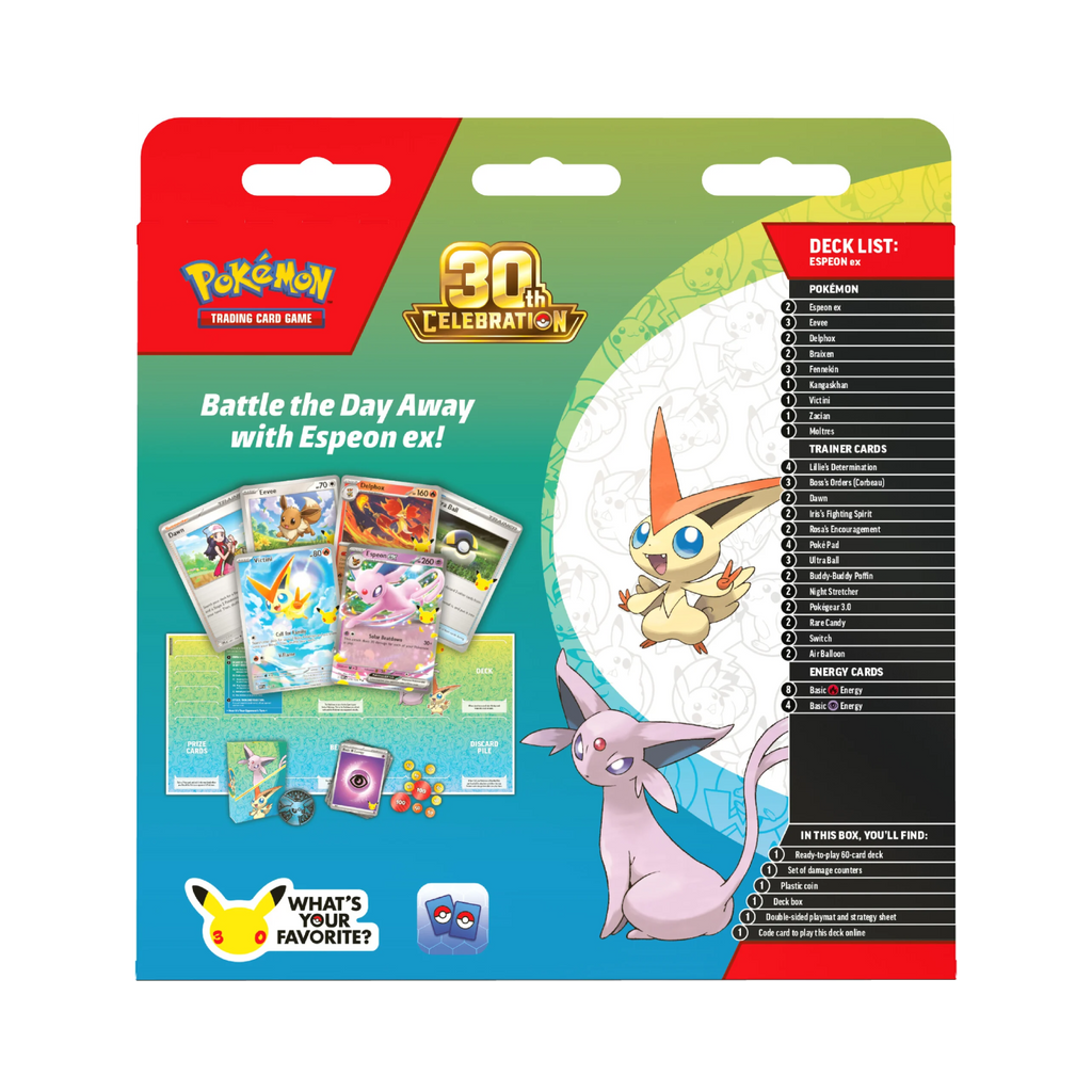 30th Celebration Espeon ex Battle Deck