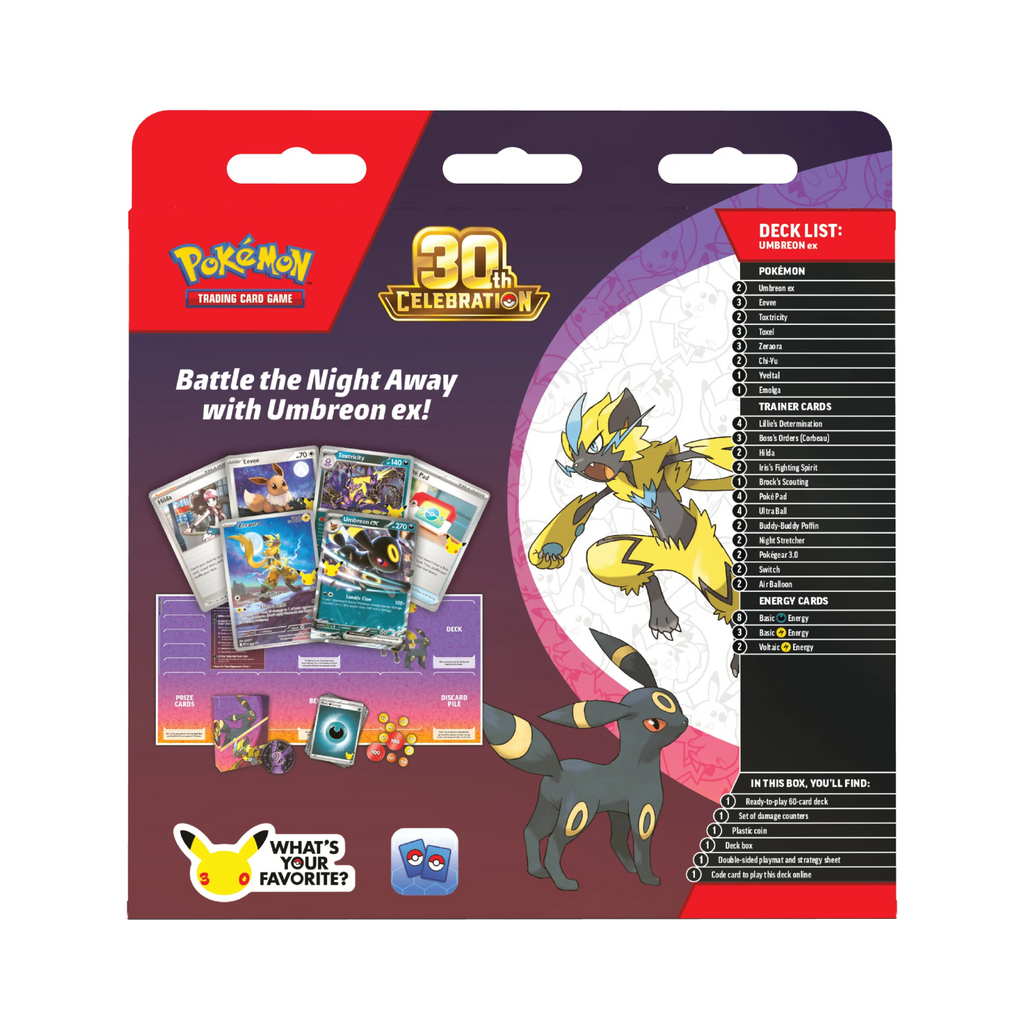 30th Celebration Umbreon ex Battle Deck
