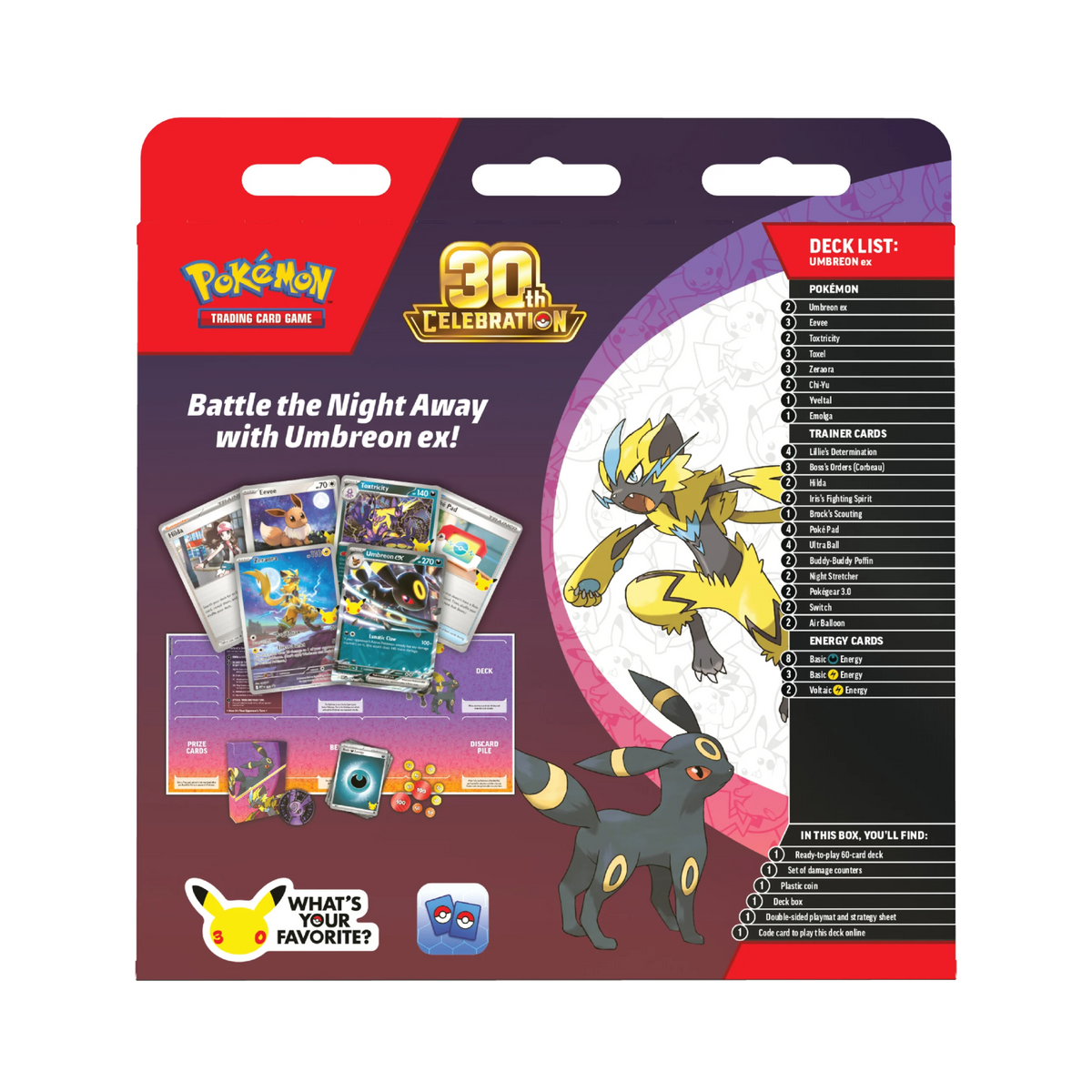 30th Celebration Umbreon ex Battle Deck