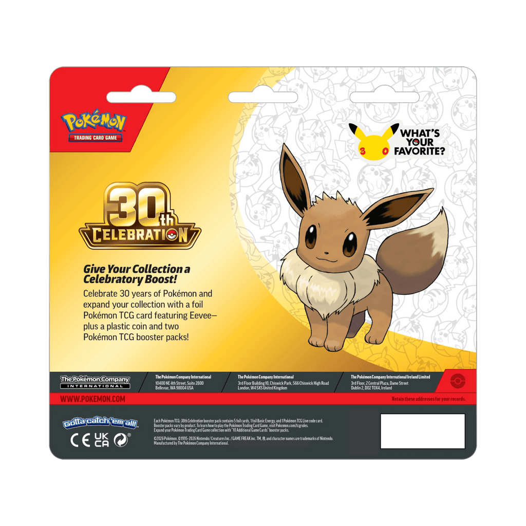 30th Celebration 2-Pack Blister Eevee - Psydeck