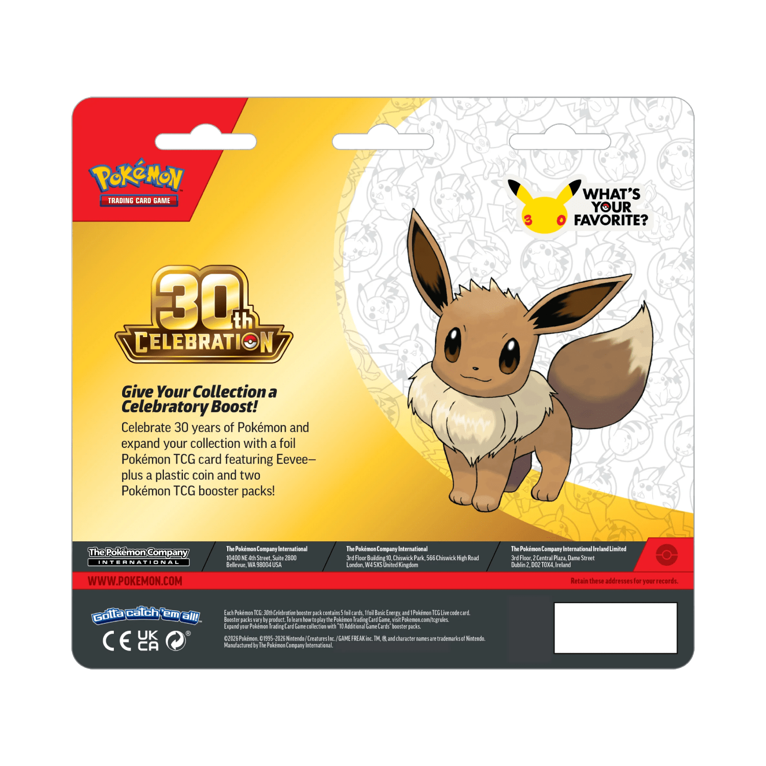 30th Celebration 2-Pack Blister Eevee - Psydeck