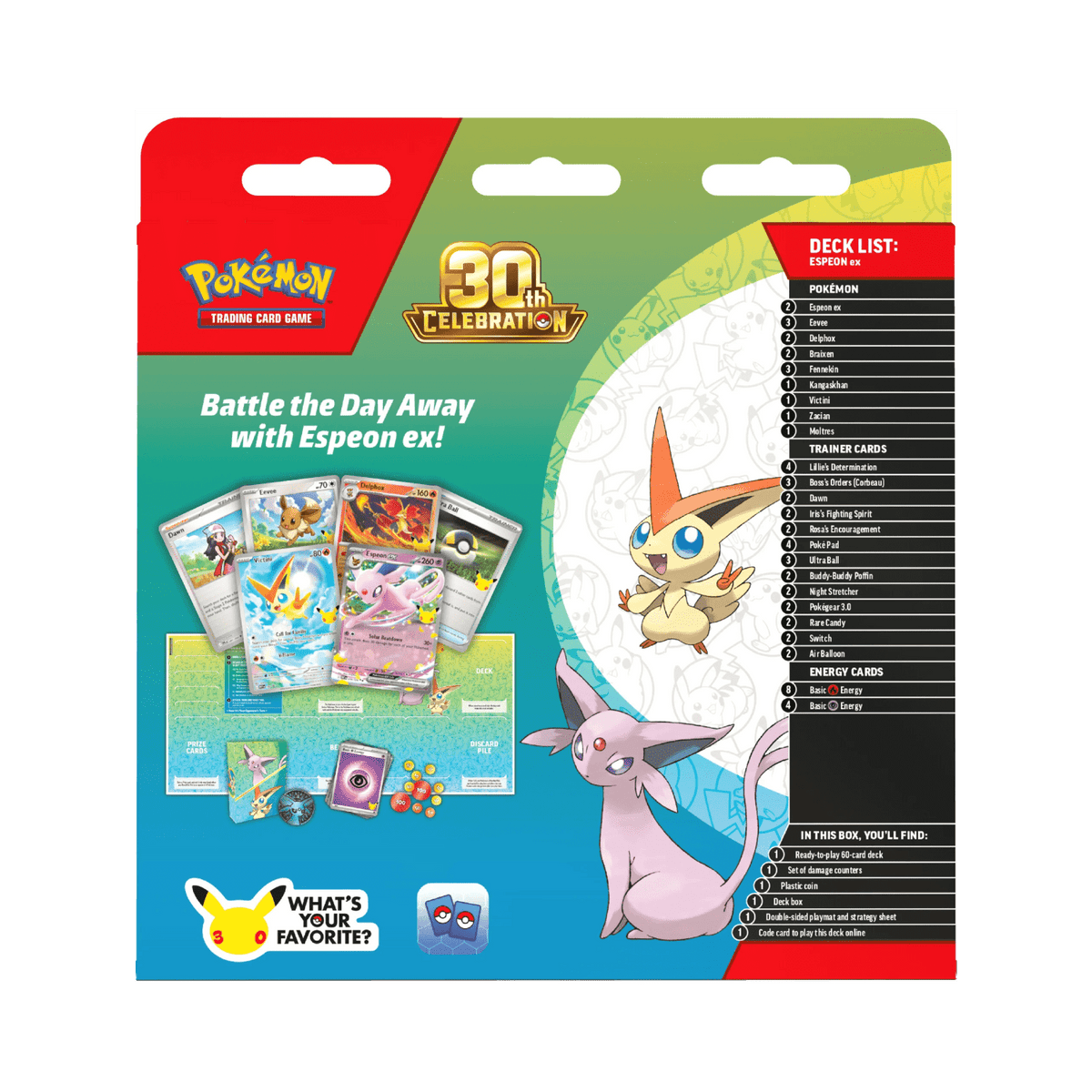 30th Celebration Espeon ex Battle Deck - Psydeck