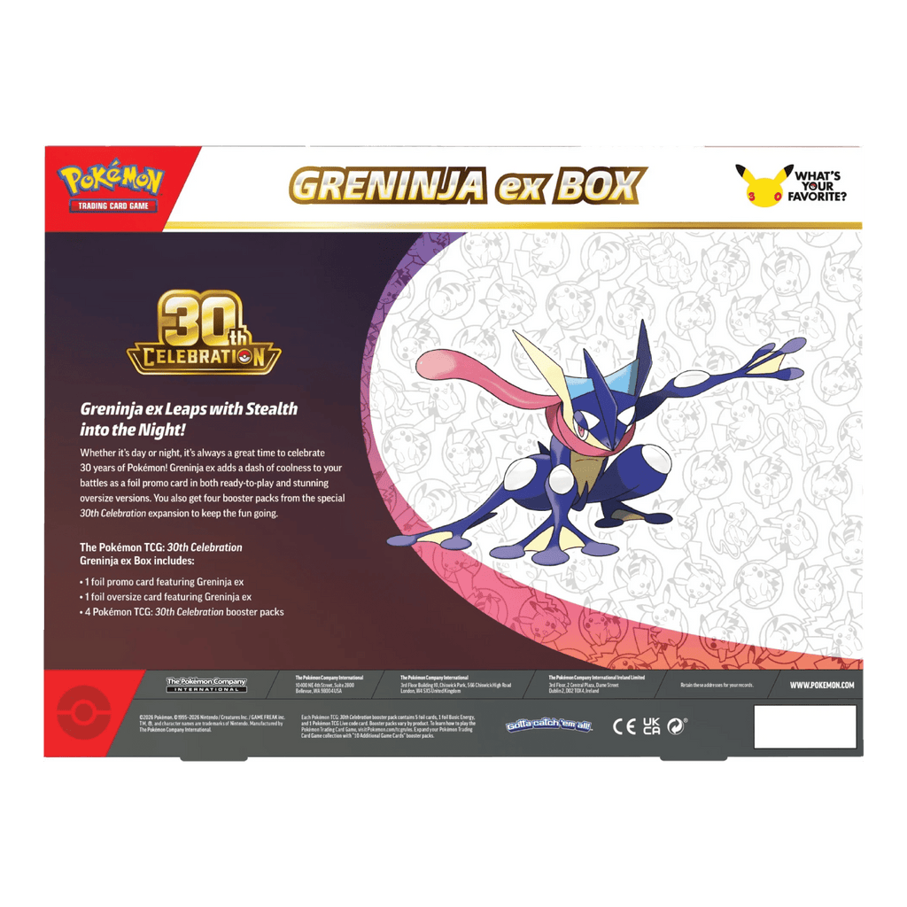 30th Celebration ex Box Greninja ex - Psydeck