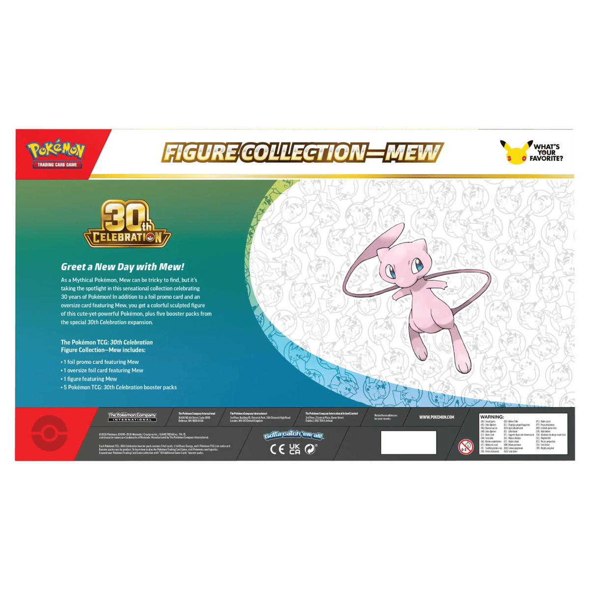 30th Celebration Mew Figure Collection - Psydeck