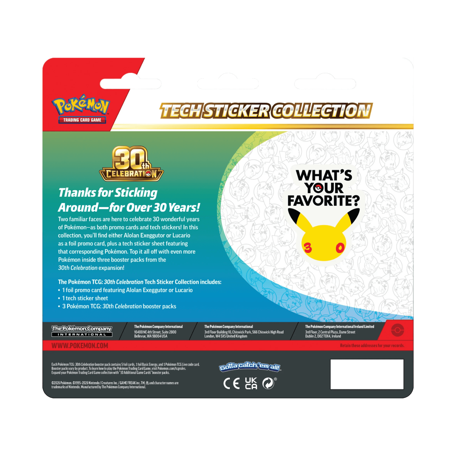 30th Celebration Tech Sticker Collection Alolan Exeggutor - Psydeck