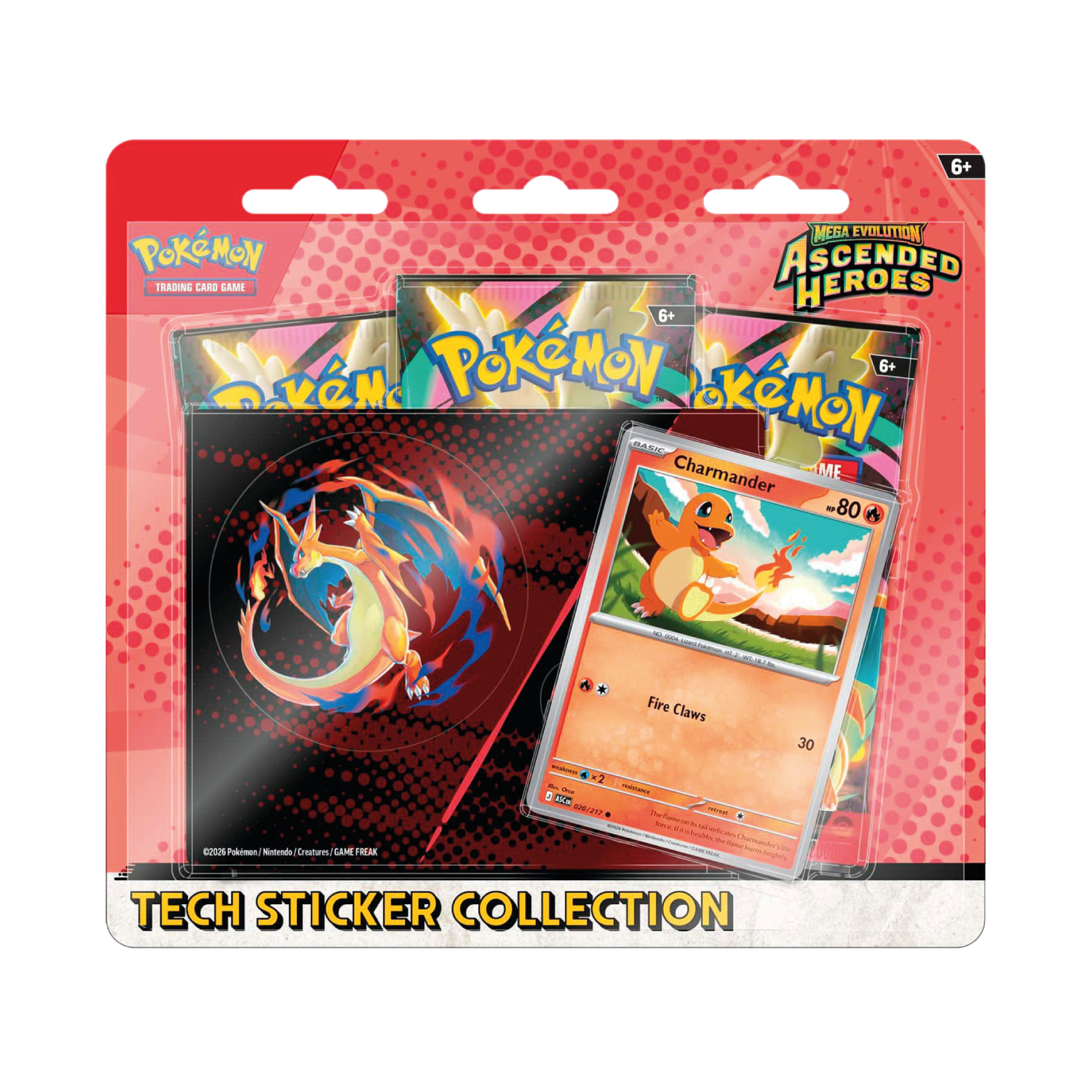 Pokemon ME2.5 - Ascended Heroes Tech Sticker Charmander