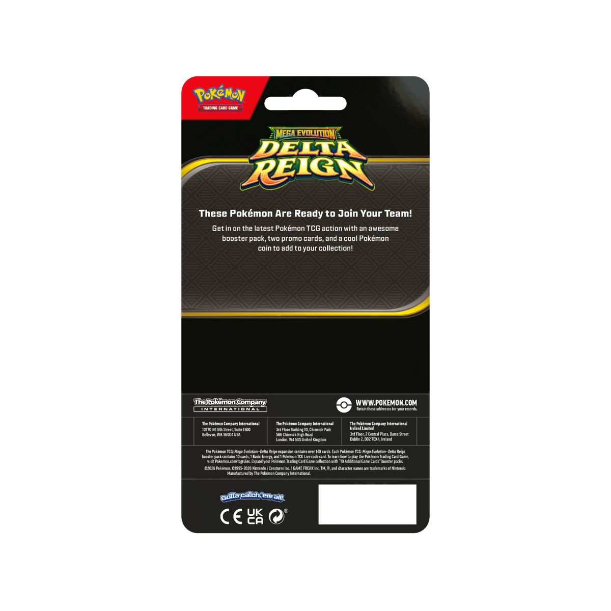 Delta Reign Premium Checklane Blister Delphox