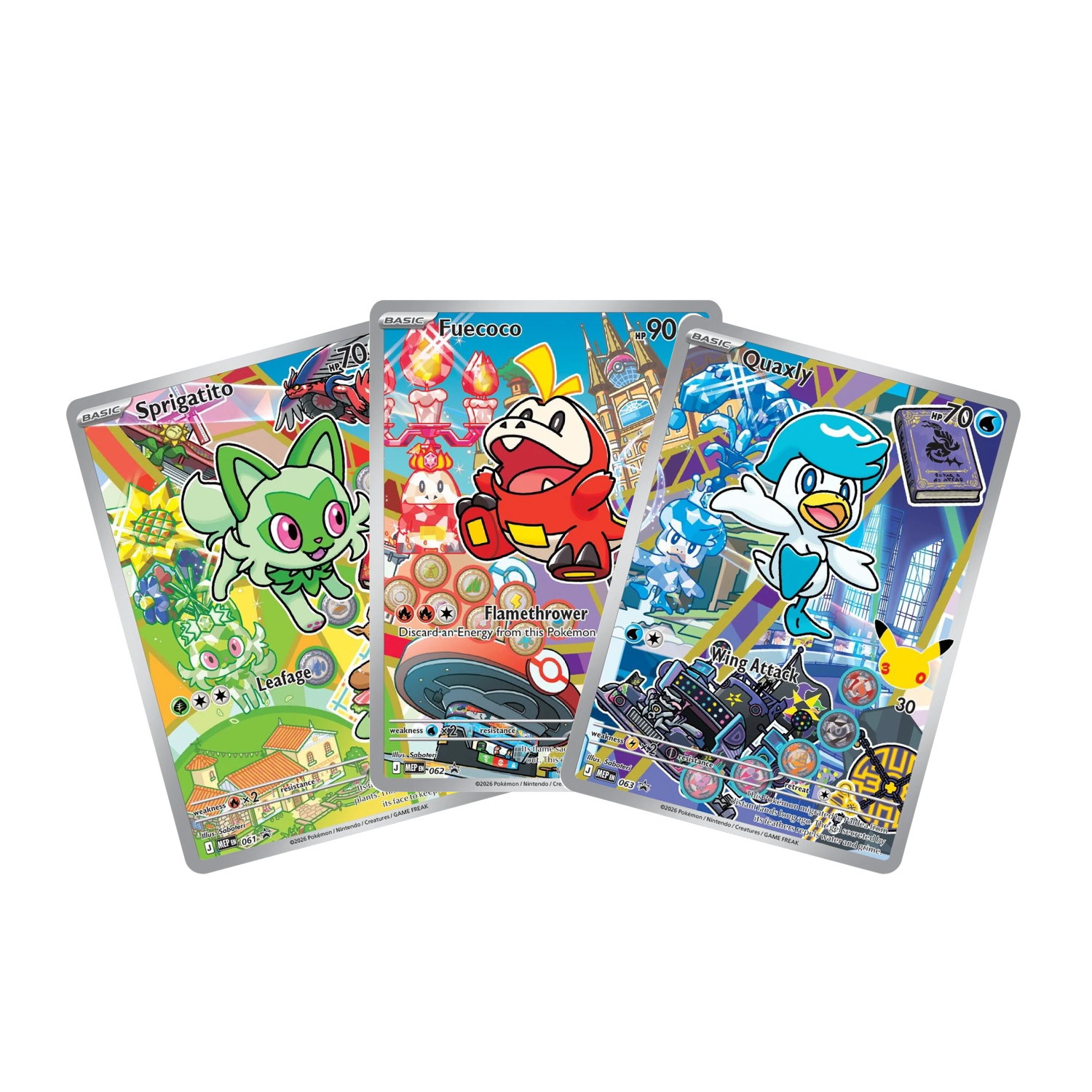 Pokémon First Partner Illustration Collections - Series 3