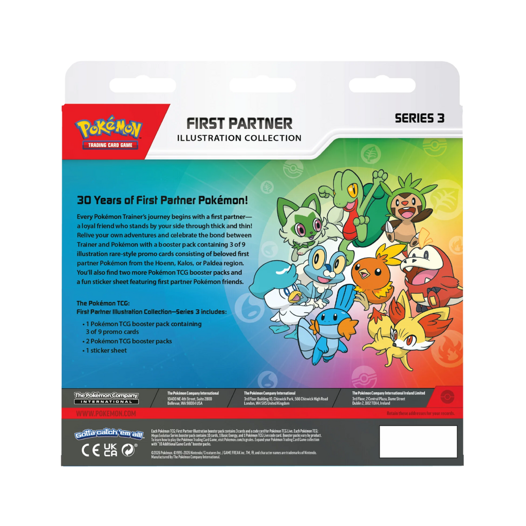 Pokémon First Partner Illustration Collections - Series 3