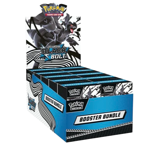 Pokemon SV10.5 - Black Bolt Booster Bundle Display