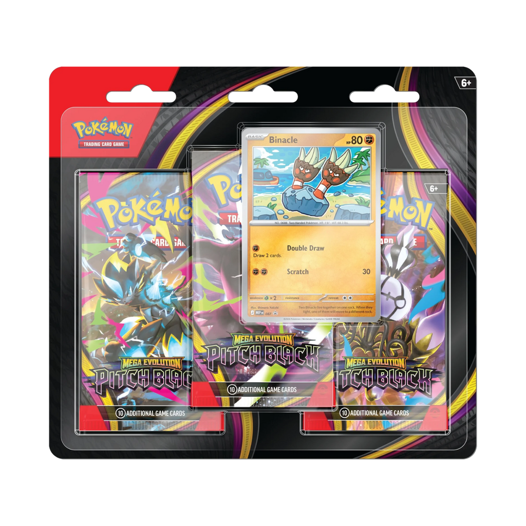 Pitch Black 3 Pack Blister Binacle