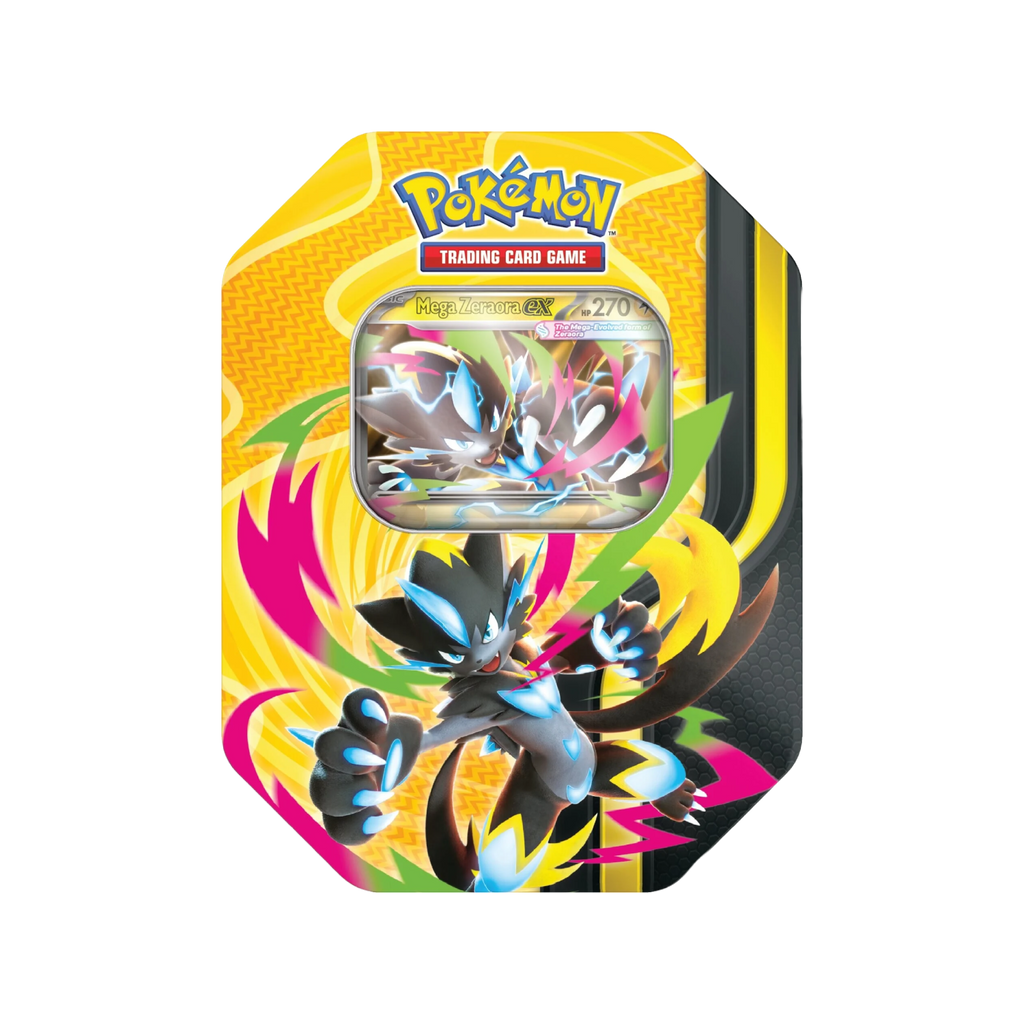 Mega Zeraora ex Tin - Mega Forces Tins