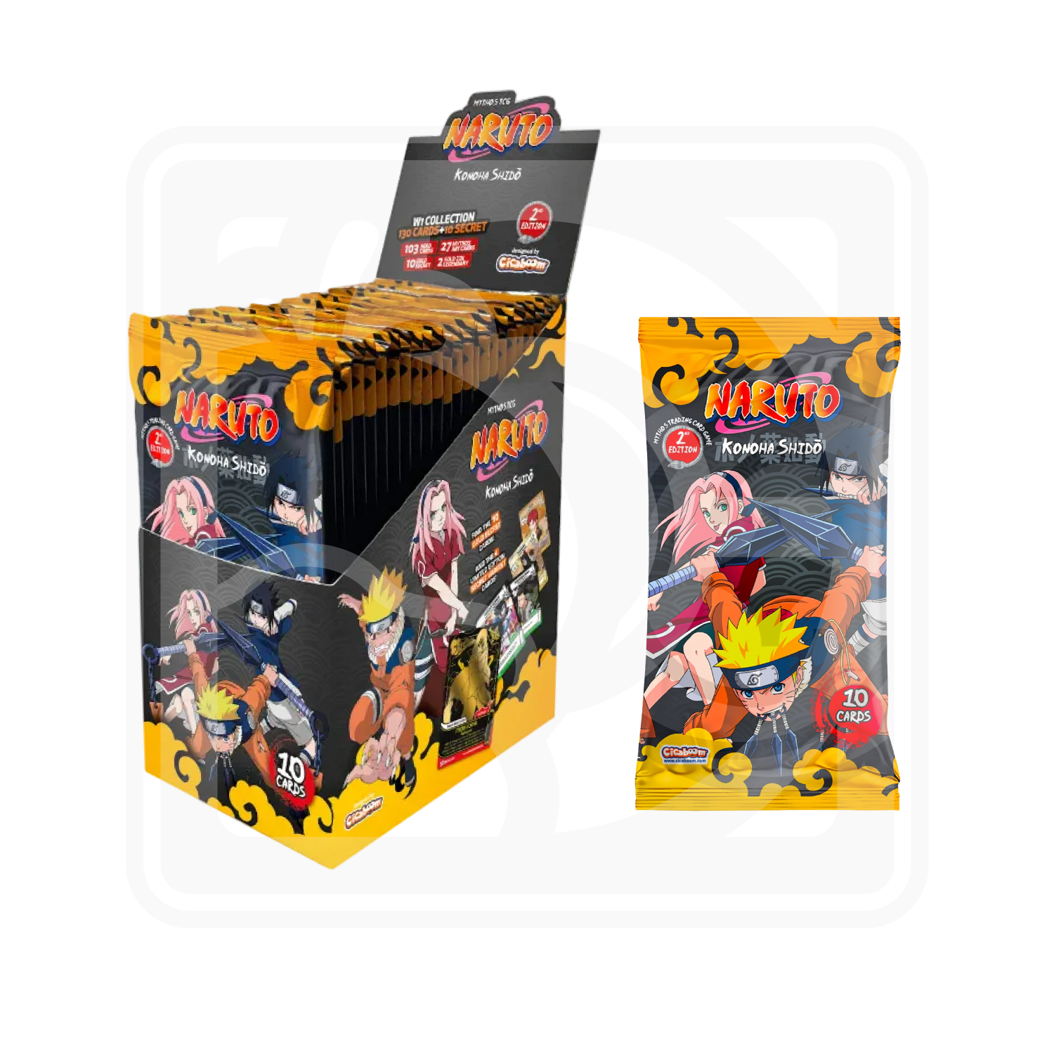 Naruto Mythos TCG - Konoha Shidō Booster Box (2nd Edition)
