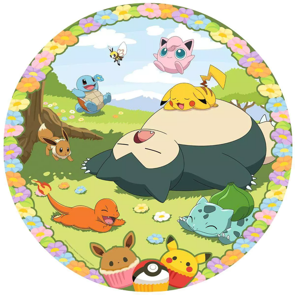 Puzzle Redondo Blooming Pokémon 500 Peças Ravensburger - imagem 2