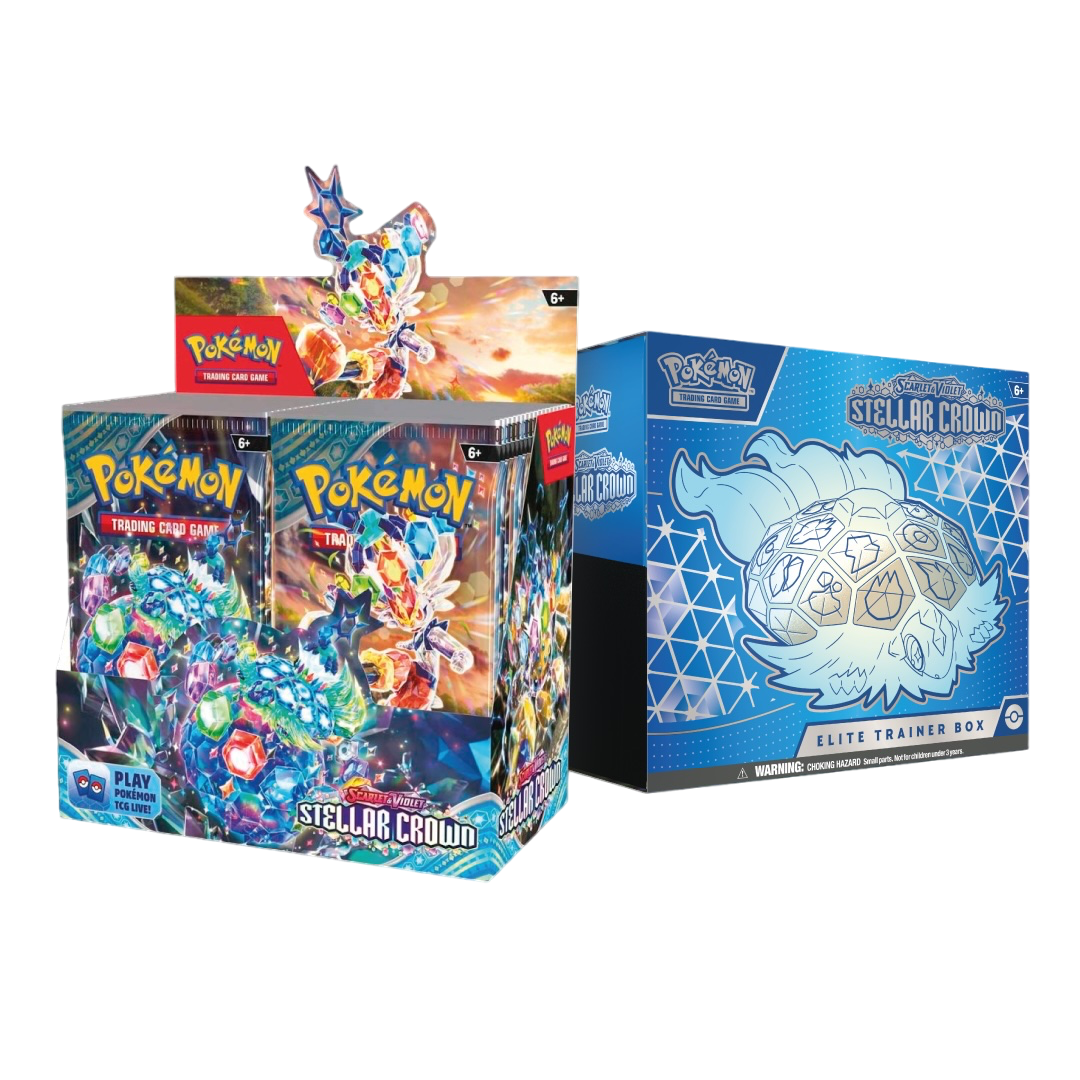 Scarlet & Violet - Stellar Crown Booster Box & ETB Bundle