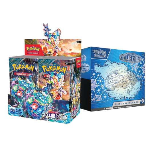 Scarlet & Violet - Stellar Crown Booster Box & ETB Bundle