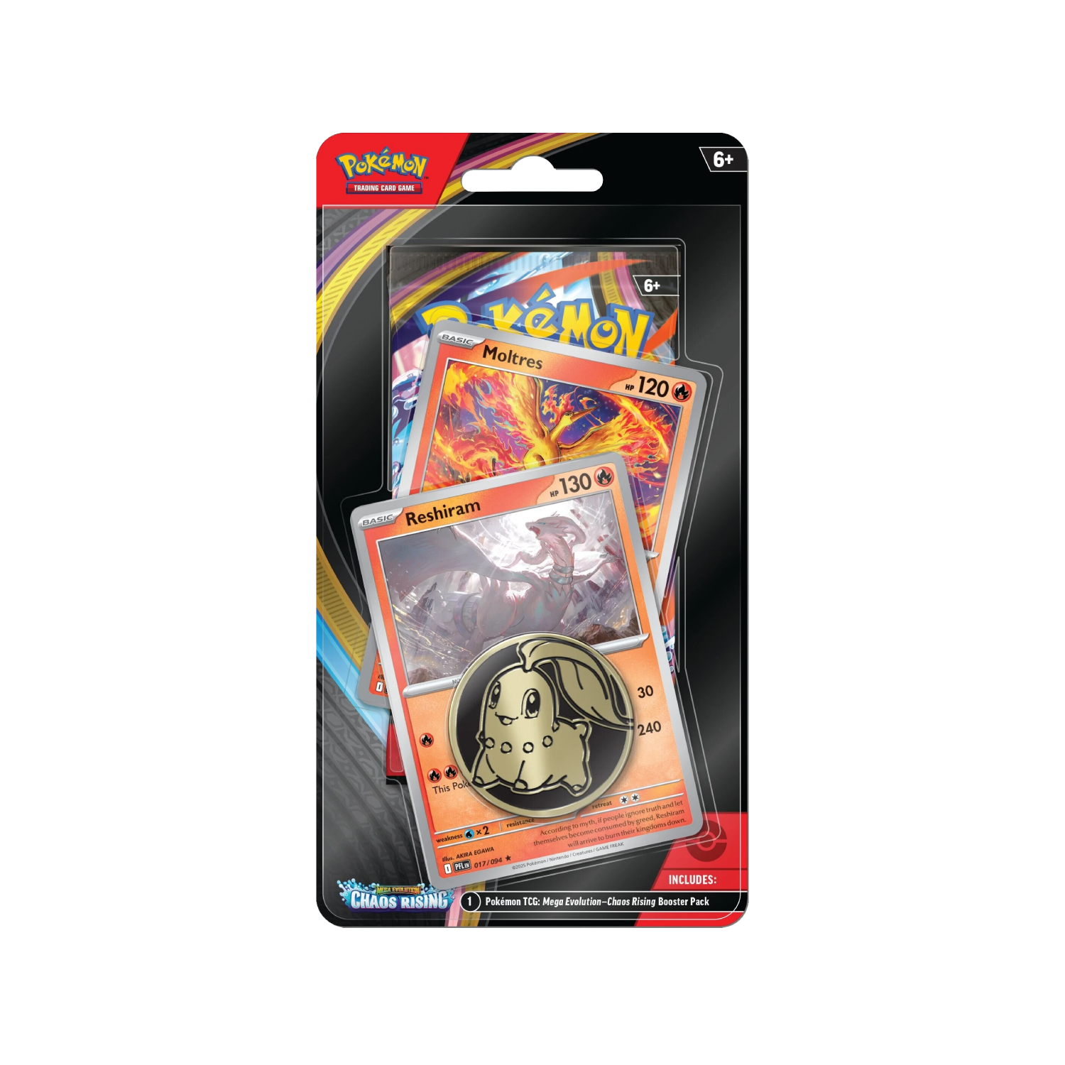 Chaos Rising Checklane Blister Moltres & Reshiram - Psydeck