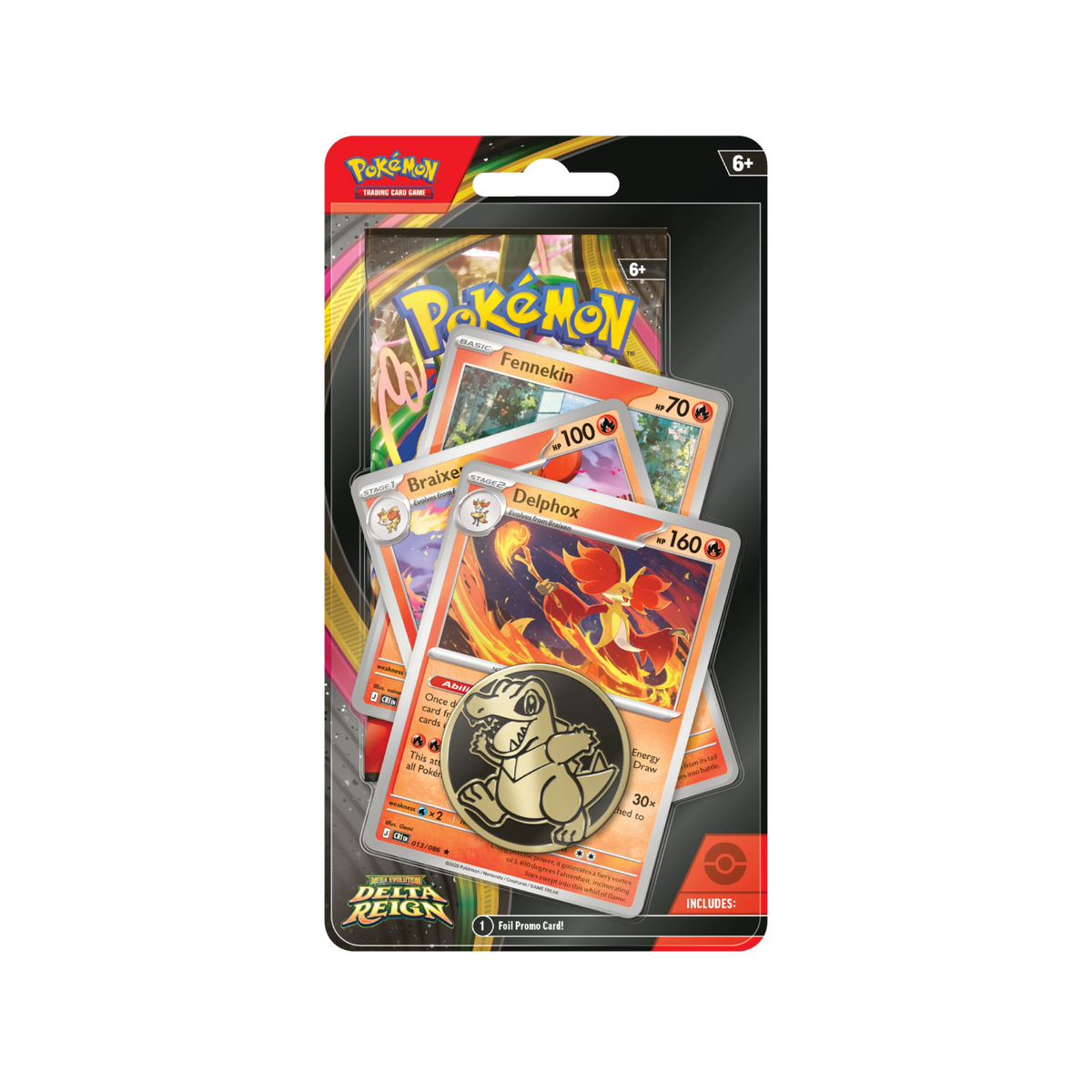 Delta Reign Premium Checklane Blister Delphox - Psydeck
