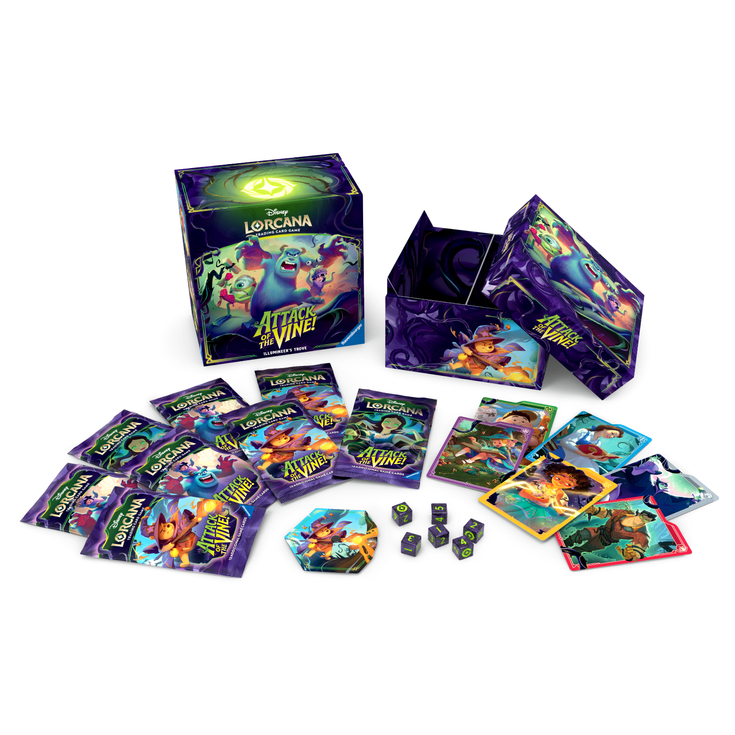 Disney Lorcana Attack of the Vine Illumineer's Trove - Psydeck