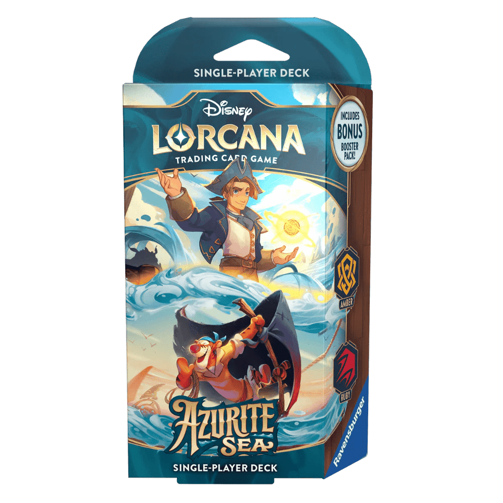 Disney Lorcana Azurite Sea Amber & Ruby Starter Deck - Psydeck