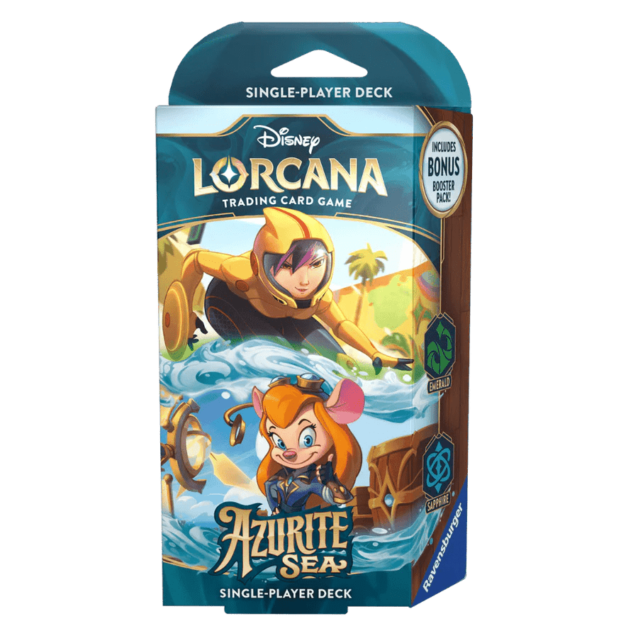 Disney Lorcana Azurite Sea Emerald & Saphire Starter Deck - Psydeck