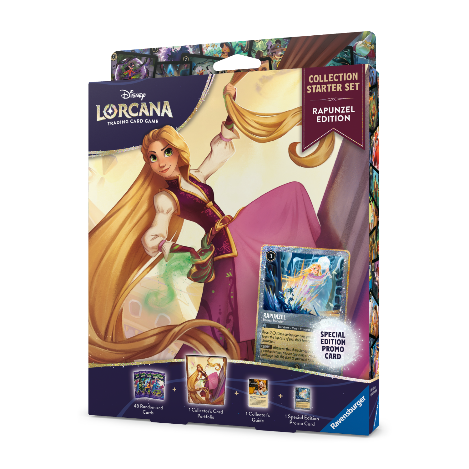 Disney Lorcana Collection Starter Set Edição Rapunzel - Attack of the Vine - Psydeck