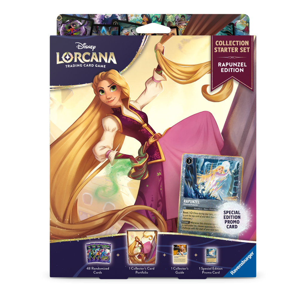 Disney Lorcana Collection Starter Set Edição Rapunzel - Attack of the Vine - Psydeck