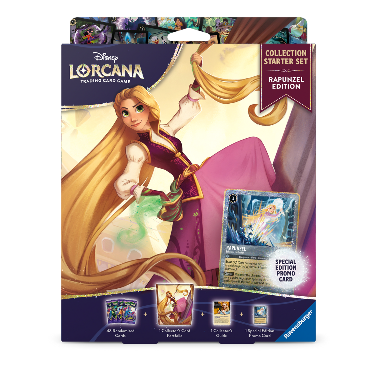 Disney Lorcana Collection Starter Set Edição Rapunzel - Attack of the Vine - Psydeck