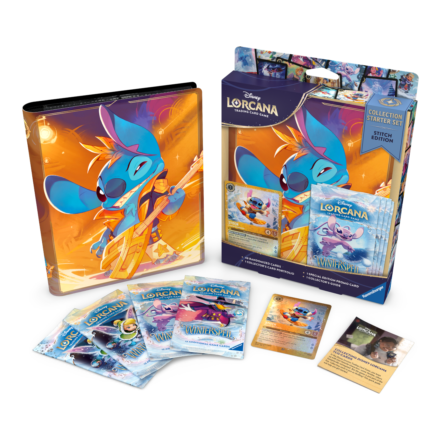 Disney Lorcana Collection Starter Set Edição Stich - Winterspell - Psydeck