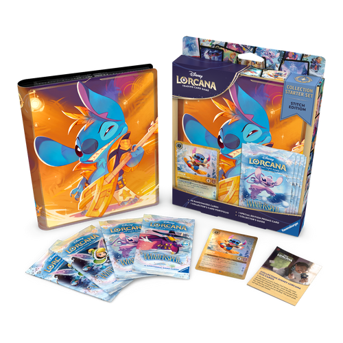 Disney Lorcana Collection Starter Set Edição Stich - Winterspell - Psydeck