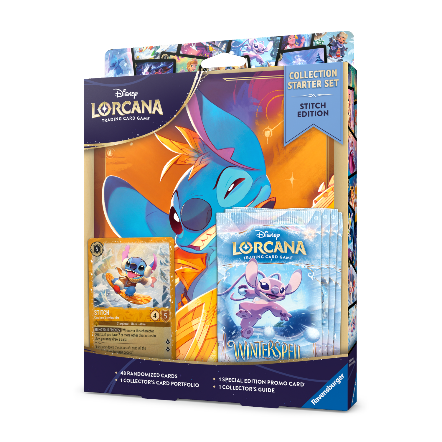 Disney Lorcana Collection Starter Set Edição Stich - Winterspell - Psydeck