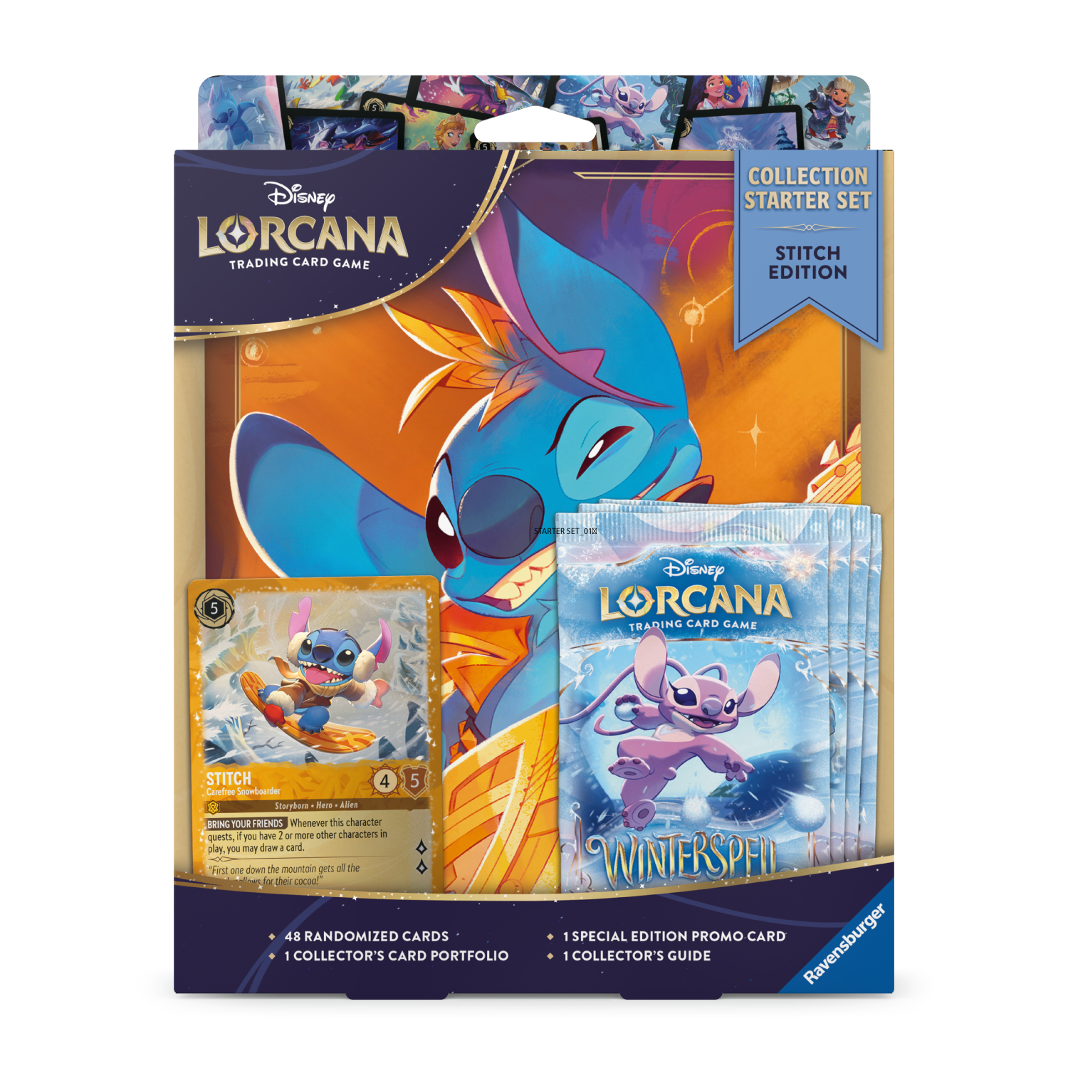 Disney Lorcana Collection Starter Set Edição Stich - Winterspell - Psydeck
