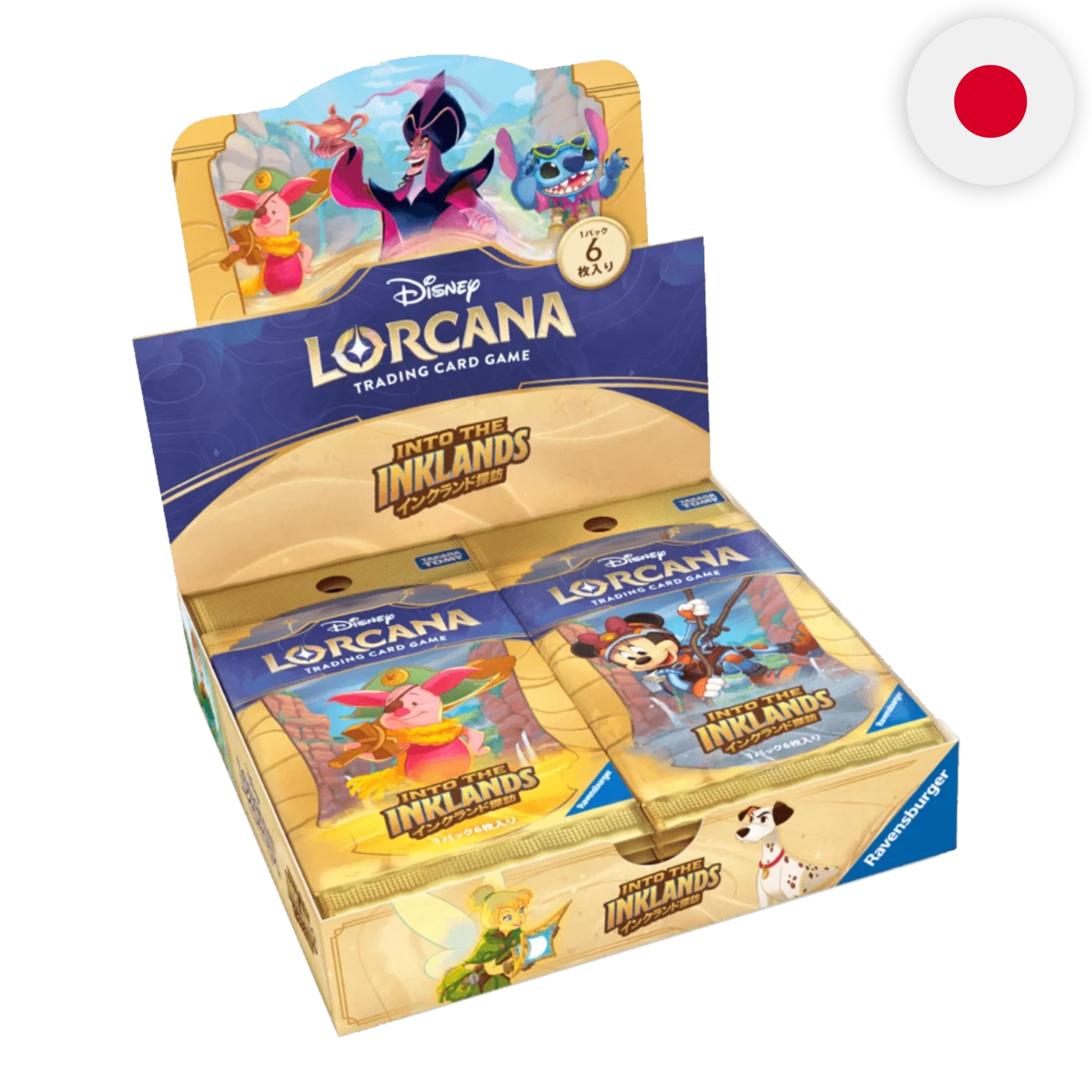 Disney Lorcana Into the Inklands Japonês Booster Box - Psydeck