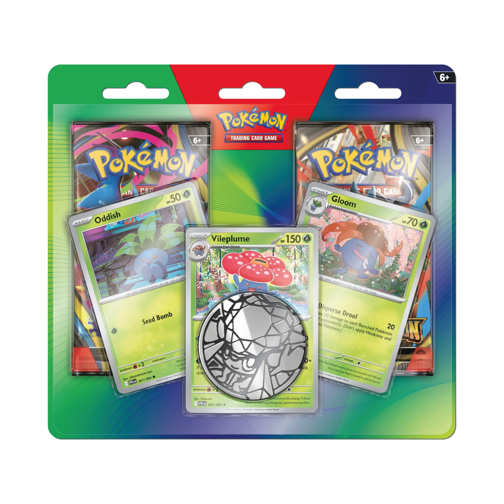 Enhanced 2 Pack Blister - Oddish, Gloom e Vileplume - Psydeck