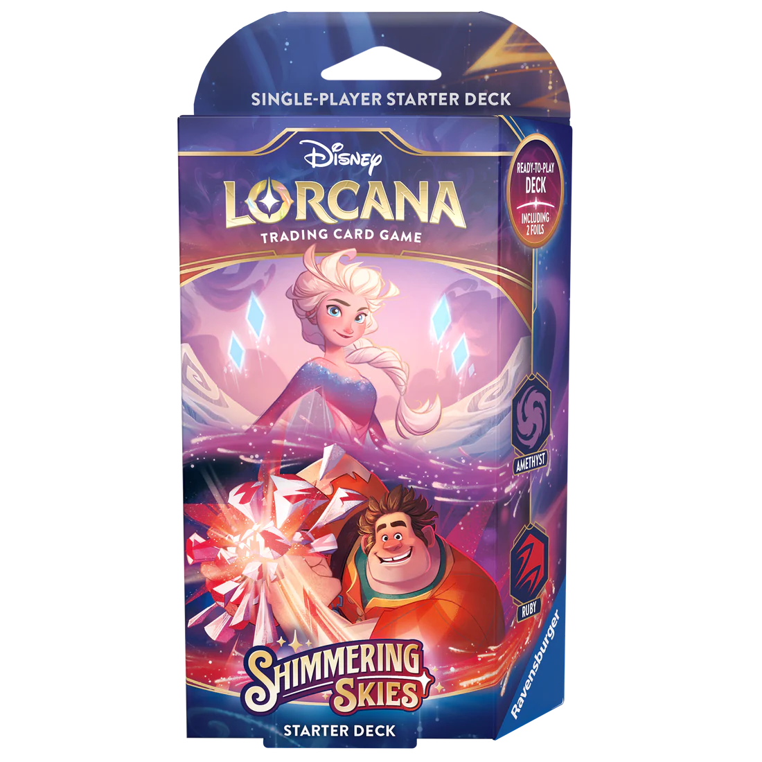 Lorcana Shimmering Skies Amethyst & Ruby Starter Deck