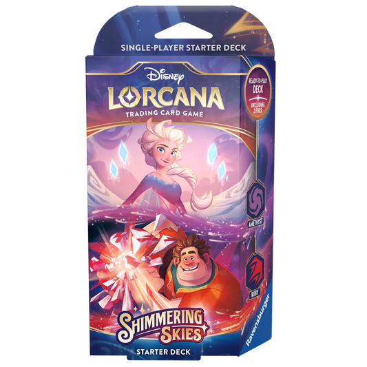 Lorcana Shimmering Skies Amethyst & Ruby Starter Deck