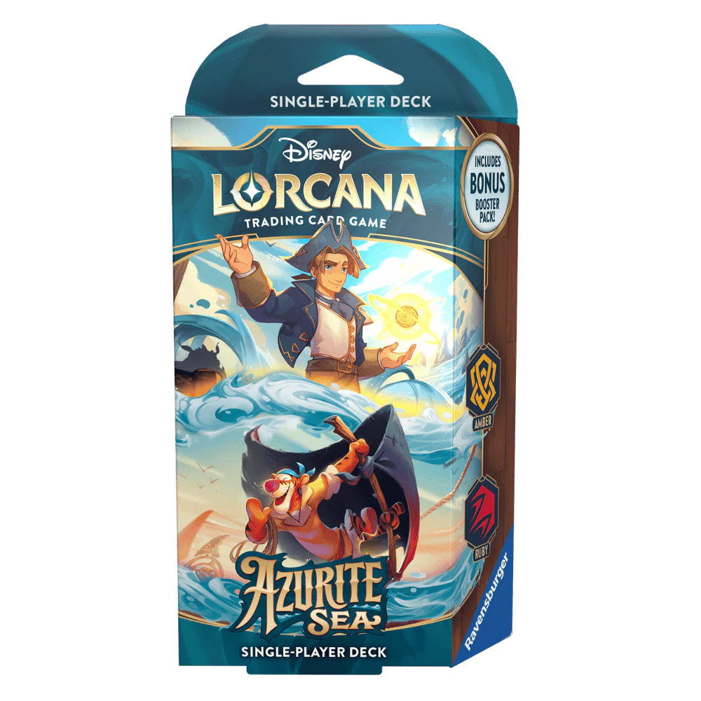 Disney Lorcana Azurite Sea Amber & Ruby Starter Deck