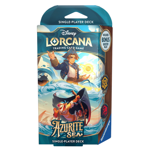 Disney Lorcana Azurite Sea Amber & Ruby Starter Deck